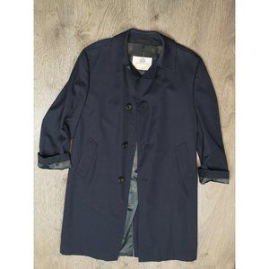 90S Vintage Aquascutum Oversized Long Sleeve Trench Coat | TheStyleMinr.com